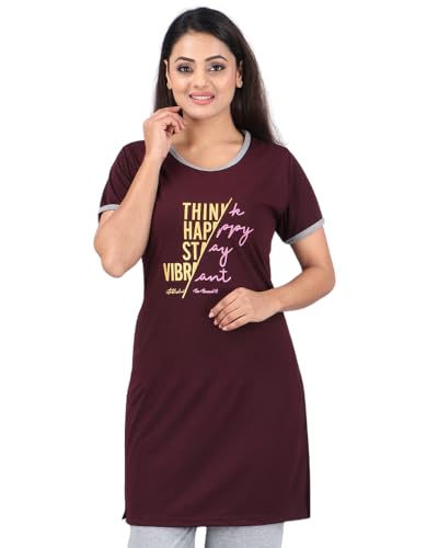 Image of URBAN TREES Women's Cotton Printed Night Suit Set of Top & Pajama Set || Night Suit Set