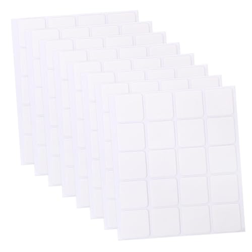 Uonlytech 100個 高粘着強力厚さ正方形両面テープ無痕透明アクリル粘着テープ多用途固定用粘着剤カーペット対応