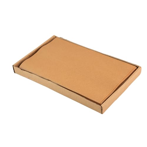 Hostelnovo - 500 Piezas Papel Antigrasa Kraft Marrón Natural - 30 x 20 cm - Hamburguesas, Kebab, Papas Fritas, Sandwich - Papel encerado Alimentos
