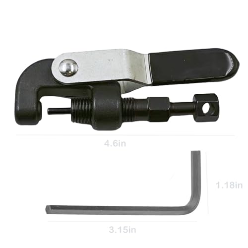 Image of Heavy Duty Portable Chain Breaker Riveting Tool for Motorcycle ATV Dirt Bike Scooter Bicycle Tractor Chain Break # 420, 428, 520, 525, 528, 530,Motorcycle Repair Kit
