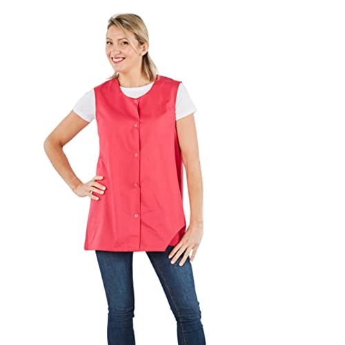 Hurry Jump Blouse sans Manche Serge Fushia T46-48
