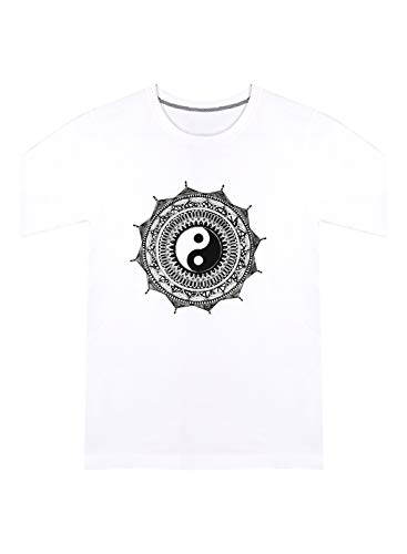 CreativiT Graphic Printed T-Shirt for Unisex Yin-Yang Goodness