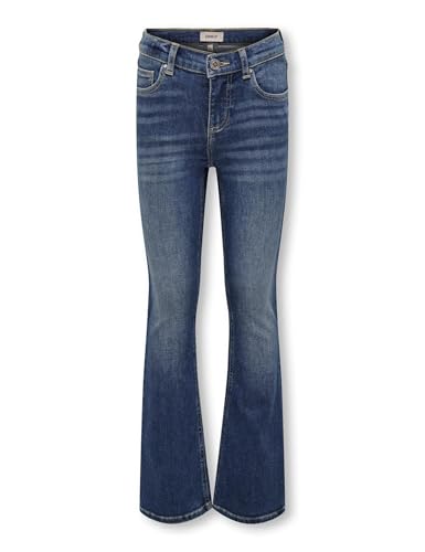 KIDS ONLY Mädchen Kogblush Flared DNM Rea1319 Noos Hose, Medium Blue Denim, 146 EU