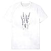 Women's Short Sleeve Casual Short Sleeve T-Shirt with Unique Personality Motif for Everyday and Leisure, White, XL #2