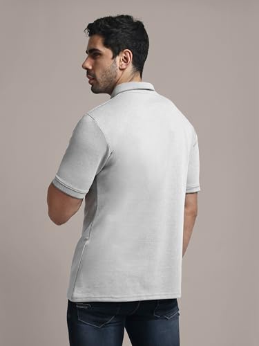 Image of GRECIILOOKS T-Shirt | Regular Fit Polo T-Shirt for Men | Plain T Shirt | Casual T Shirt for Men | Men's T Shirt | Stylish Men's T Shirts | Half Sleeve T Shirt