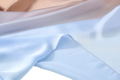 Wander Agio Womens Silk Like Shawl Party Wraps Evening Dress Bridesmaid Long Silkly Scarves for Wedding Colours3