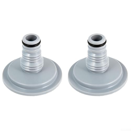 Adaptadores de manguera P6614 adecuados para unidades de filtro de arena antes de 2024, ofreciendo materiales robustos y bloqueo seguro para sistemas de piscina (2 piezas)