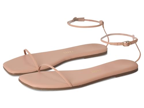 TKEES Women's Square Toe Twiggy Flat Sandal