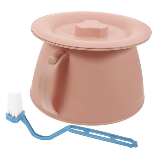 IWOWHERO Thickened Material Urinal Pot for Elderly Women Portable Bedside Potty Lid Urine Container for Adult Patients
