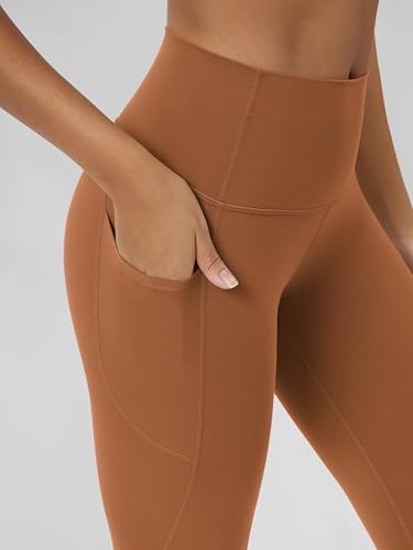 Image of ODODOS Buttery Soft Lounge Yoga Leggings with Pockets for Women 23 inch / 25 inch /28 inch High Waist Yoga Pants