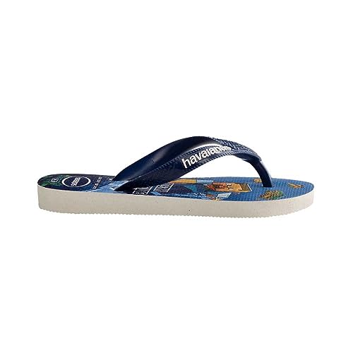 Chinelo Havaianas Minecraft Criança Unissex, Marinho, 33/34