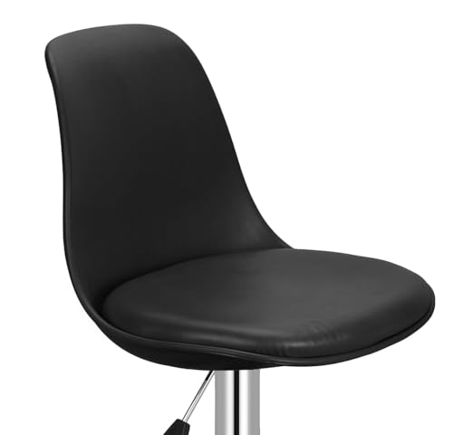 Image of DPI Modern Height Adjustable and 360 Degree Revolving Bar Stool | Kitchen Chair Suitable for Kitchen Cafeteria Dining Office Shops | (1, BLK)