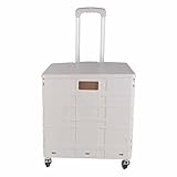 [Design pieghevole integrato] Il carrello pieghevole può essere rapidamente piegato, risparmiando spazio e facilitando il trasporto quando non viene utilizzato.