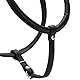 HUNTER Hundegeschirr Round & Soft Canadian UP, Farbe: schwarz, weiches, geschmeidiges Leder, rundgenäht, fellschonend, nachhaltig, Made in Germany, Größe: XS-S