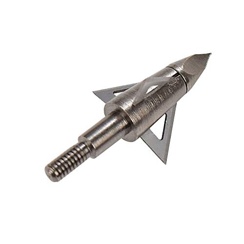 Hunter Ian Archery Broadheads 125 Grain Bowhunting Arrow Head 3 Fixed Blades 12 Pack For Crossbows Recurve Compound Bow Arrows #TOP7