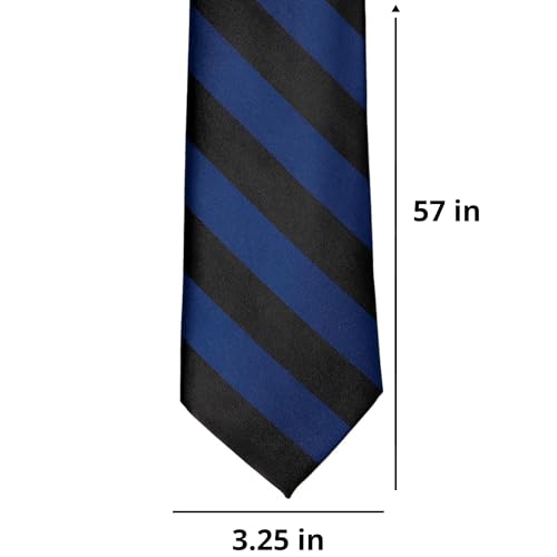 Image of tiemart Men's Striped Tie Standard Length