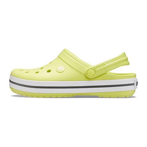 Image of Crocs Unisex Men's and Women's Crocband Clog, Citrus, 14 US