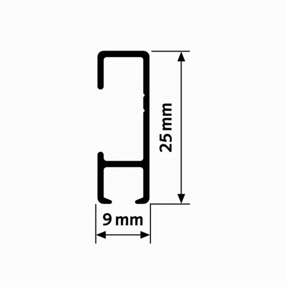 Artiteq Click Rail Cimaise pour Tableaux, 400 cm Blanc Primer (RAL 9016) Peignable – Kit Complet avec Fils Transparents, Crochets et Matériel de Fixation, Capacité 30 kg/m