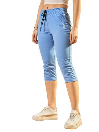 Image of Modeve Women Solid Cotton Blend Capri for summer|| Summer Wear