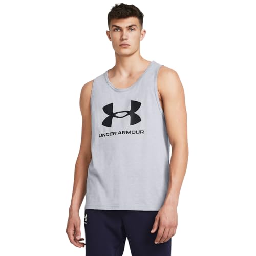 Under Armour Herren UA SPORTSTYLE LOGO TANK, Tank Top für Männer, leichtes und schnell trocknendes Funktionsshirt