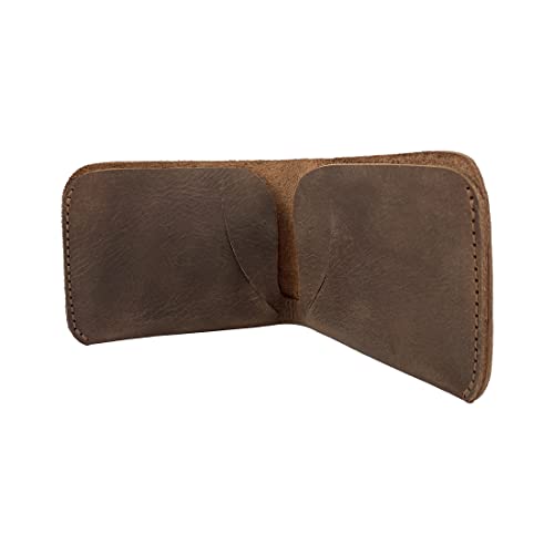 Hide & Drink, Classic Slimfold Wallet, Card Organizer Holder, Travel Accessory, Full Grain Leather, Handmade (Bourbon Brown)4