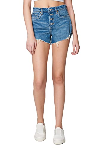 [BLANKNYC] High Rise Short with Exposed Button Fly