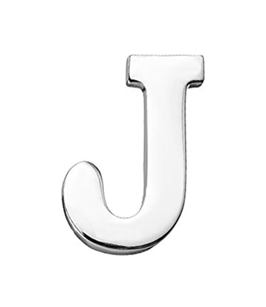 vmcoatduA-Z Initial Pins 26 Letters Pins 18K Gold Plated and Silver Tone Metal Brooch Breastpin Badge