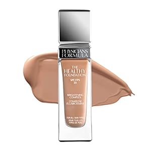 Physicians Formula The Healthy Foundation LN3 | Hydrating Liquid, Natural Finish, SPF 20 | Dermatologist Tested, Clinicially Tested