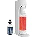 Drinkmate Carbonated Beverage Maker with 3 oz Test Cylinder (White)