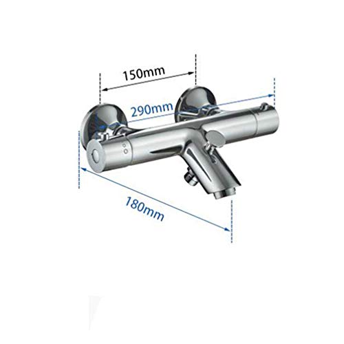Robinet de baignoire mural noir douche tige de levage