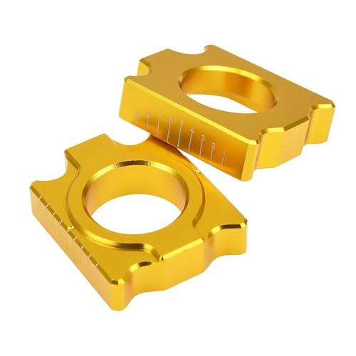 Ajustador de cadena de 25 mm de aluminio CNC para Suzuki RMZ250 y RMZ450 8