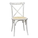 Photo Gallery ws design sedia in legno cross back bianco antico pub pompei Photo Gallery ws design sedia in legno cross back bianco antico pub pompei