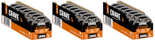 CRAVE Hund Schale Pastete mit Huhn und Truthahn 3 x 7 x 150g