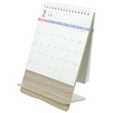 AGFELO 年卓上カレンダー 小型スタンディングミニスケジュールカレンダー 可愛いキャラクター付き デスク装飾用 友人や家族への に