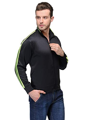 Image of Scott International Men's Polyester Standard Dryfit Jacket Wrinkle Free (Stripes)