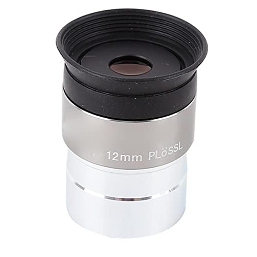 Ocular de 12mm metálico multicapa y lente Barlow 2X para telescopio
