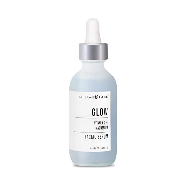 Valjean-Labs-Facial-Serum-Glow-Vitamin-C-Magnesium-Helps-to-Brighten-and-Clear-Skin-Even-Tone-and-Prevent-Wrinkles-Paraben-Free-Cruelty-Free-Made-in-USA-183-oz Valjean Labs Facial Serum, Glow | Vitamin C + Magnesium | Helps to Brighten and Clear Skin, Even Tone and Prevent Wrinkles | Paraben Free, Cruelty Free, Made in USA (1.83 oz)