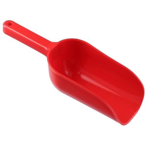 couponhub Pet Feeding Shovel Cat Food Scoop Large Capacity Thickening Cat Dog Spoon Plastic Shovel Pet Feeder(Red)