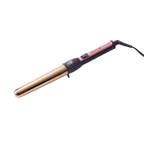 Tru Beauty, Curling Iron Set with Chrome Titanium-Coated Barrel for All Hair Types - Gold, 1-1.25-inch