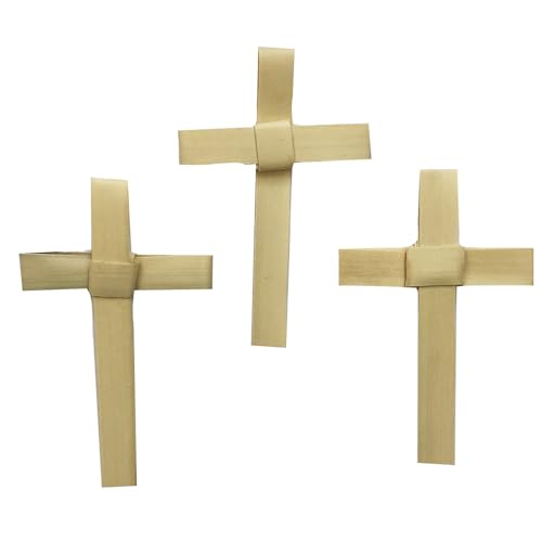 F.A. Dumont Hand Made Mini Palm Sunday Palm Crosses - Pack of 50-3