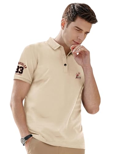 Image of Men's Regular Fit Solid Polo T Shirt |Half Sleeves Collar Tshirts for Men| Casual Tshirt