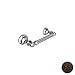 Newport Brass 35-28 Sutton Double Post Tissue Holder, English Bronze