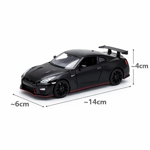 Image of Wizplex RMZ Hobby Nissan GT-R NISMO R35 Die-Cast Car 1:32 Scale Model Vehicle Pull Back Toy Sports Car for Boys