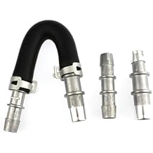 Upgrade Aluminum Engine Heater Core Bypass kit With 5/8" 3/4" Hose Universal Fit Replaces 626-001 Heater Hose Assembly