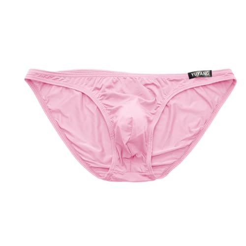 TAPUU Mens Ice Silk Low Rise Bikini Briefs Underwear3