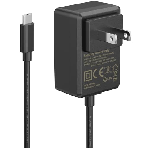 InnoMaker 27W Power Supply Adapter for Raspberry Pi 5, USB-C 5.1V/5A PD Power Supply for Raspberry Pi 5, GaN PD Power Supply Unit (PSU27W-US-Black)