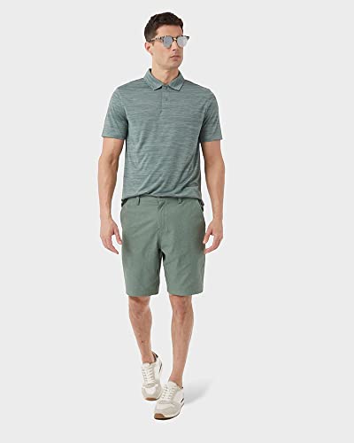 32 Degrees Men’s Everyday Micro Stripe Polo Shirt | Moisture Wicking | Stretch Comfort | Golf | Office2