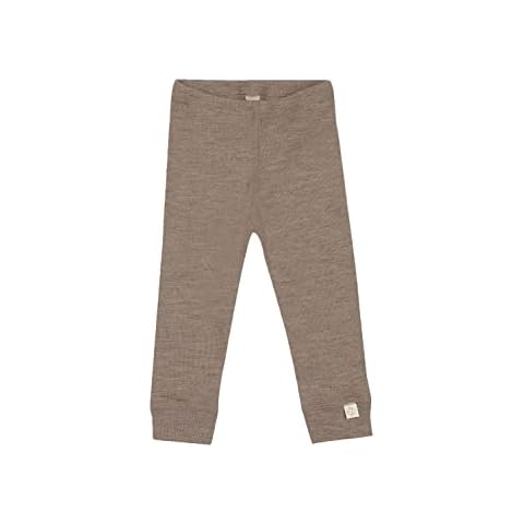 Dilling Leggings aus natürlicher Merinowolle für Babys Braun meliert Cover