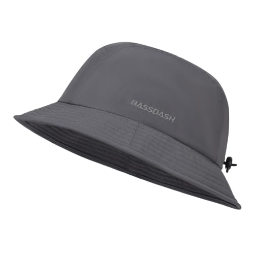 Image of BASSDASH UPF50+ Fishing Bucket Hat for Men Women Lightweight Water Resistant Packable Outdoor Summer Sun Hats FH13