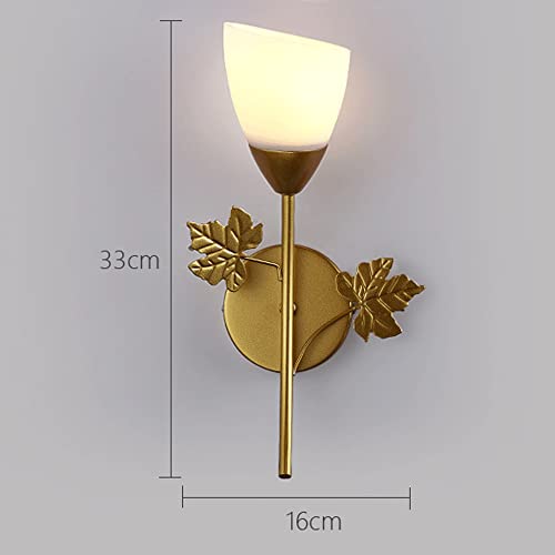 Lámpara de pared con diseño de flores para iluminar pasillos y entradas 3